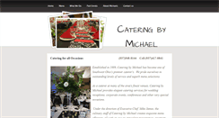 Desktop Screenshot of cateringbymichael.com